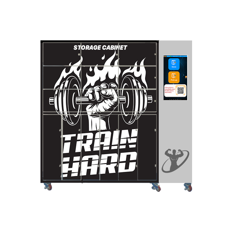 Gym Storage Machines With Pick Up Code And Customizable Locker